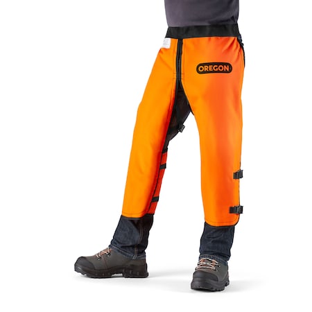 Oregon Full Wrap Orange Chainsaw Safety Chaps, Size 40 564134-40